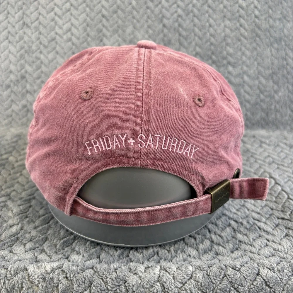 Friday + Saturday Brunette Baseball Cap Mauve Pink Port Authority Dad Hat